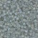 Miyuki delica kralen 11/0 - Pearl lined transparent pale grey ab DB-1677